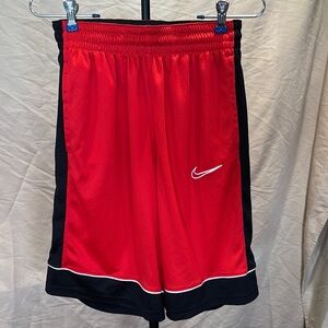 Nike Red and Black Athletic Shorts